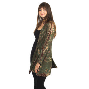 Tie-Dye Long Cardigan
